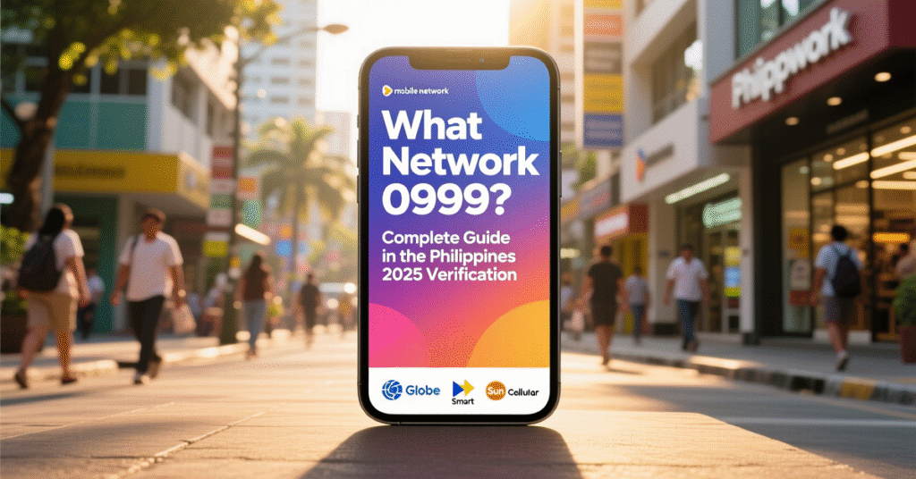 What Network 0999? Complete Guide in the Philippines 2025 Verification